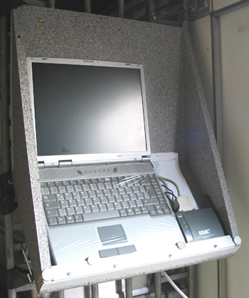 Laptop zur mobilen Datenerfassung